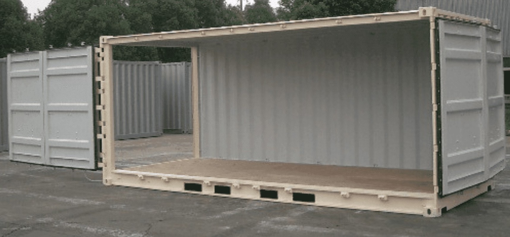20ft With Open Side New Dry Container