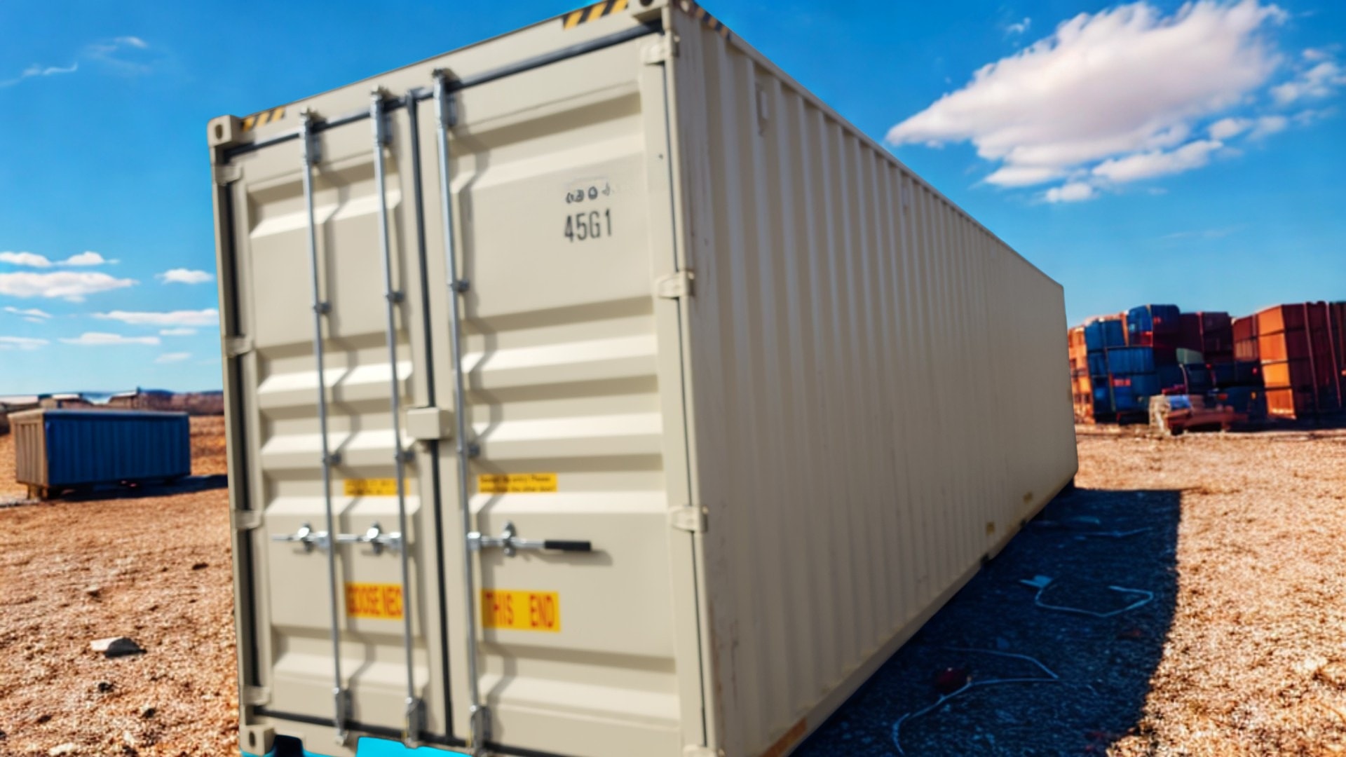 40ft High Cube New Dry Container